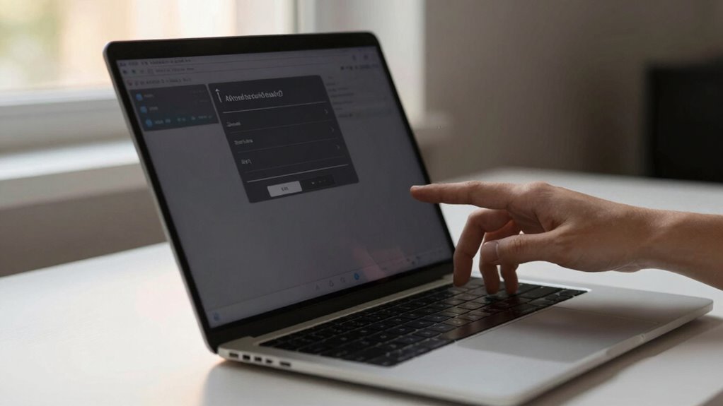 adjust screen for glare