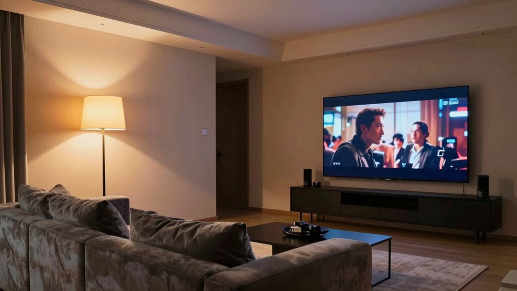 adjustable warm ambient lighting