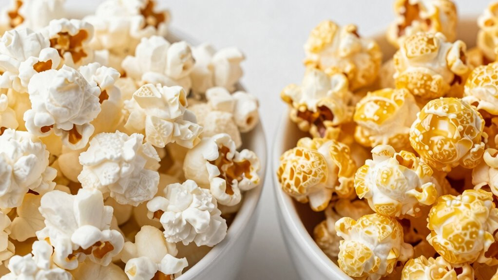 air popped popcorn is healthiest