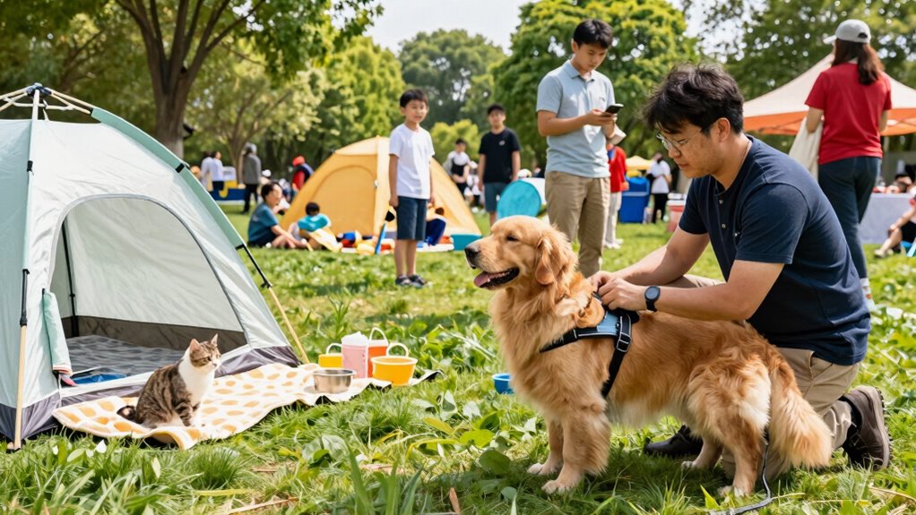 assess pet readiness outdoors