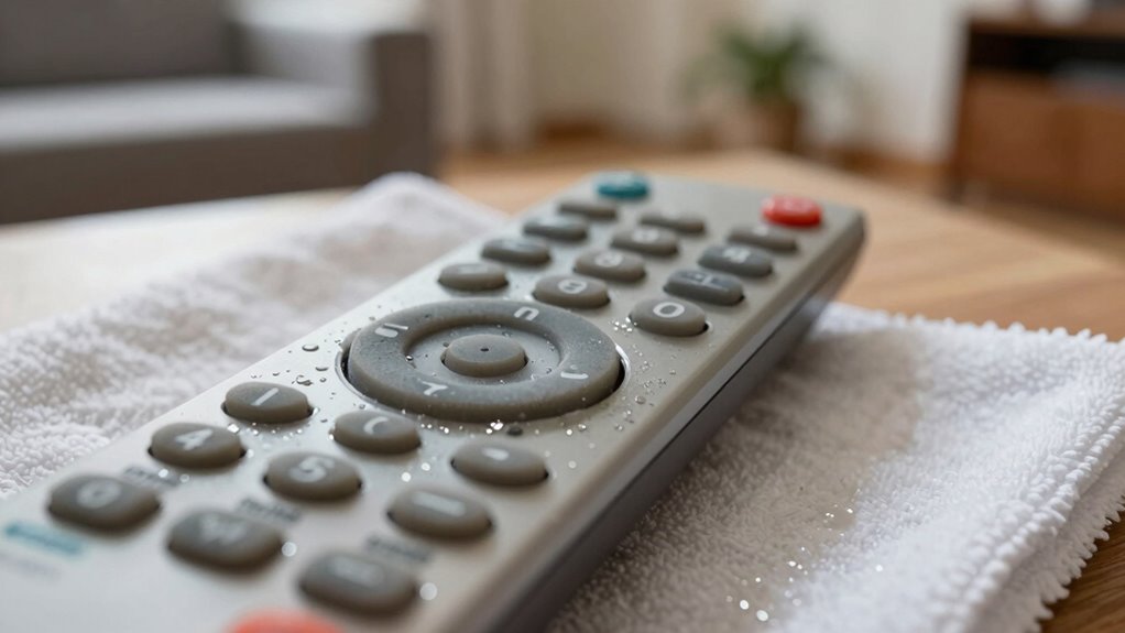 avoid damaging remote cleaning