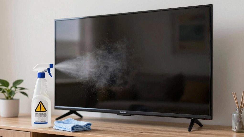 avoid harsh cleaning products