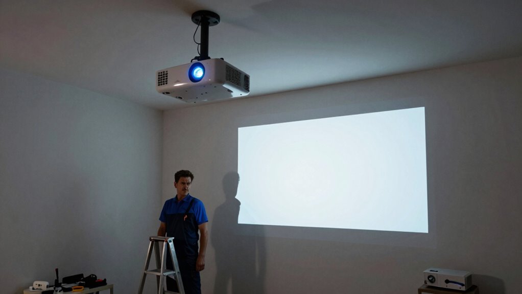 avoid projector alignment mistakes