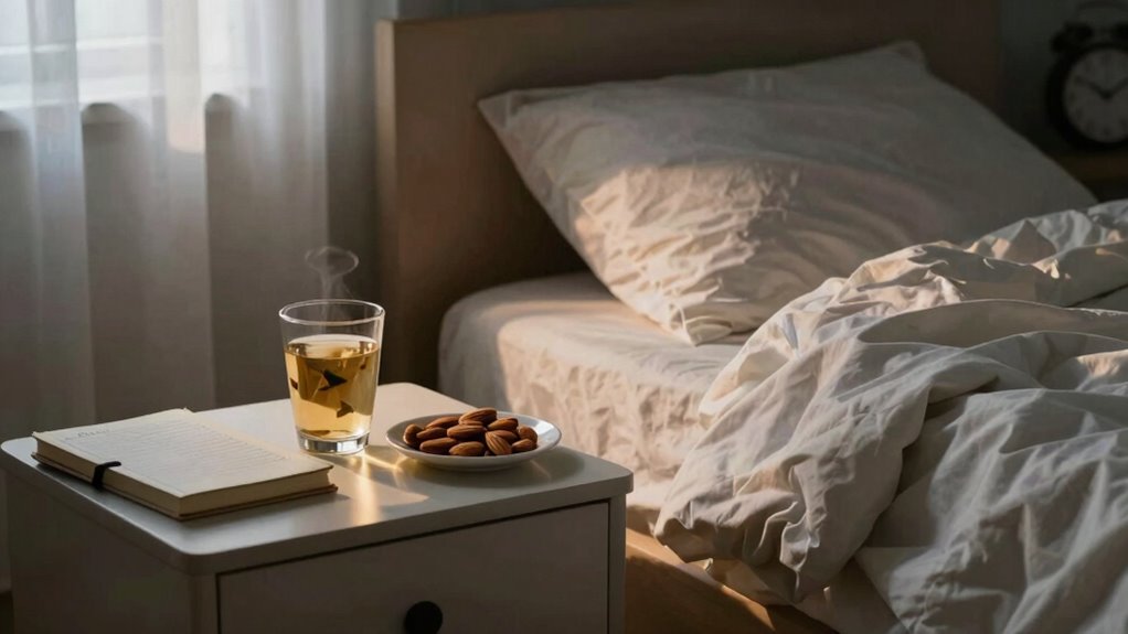 balanced evening sleep routine