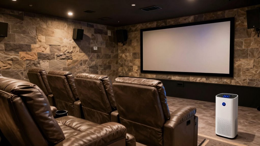 basement theater moisture control