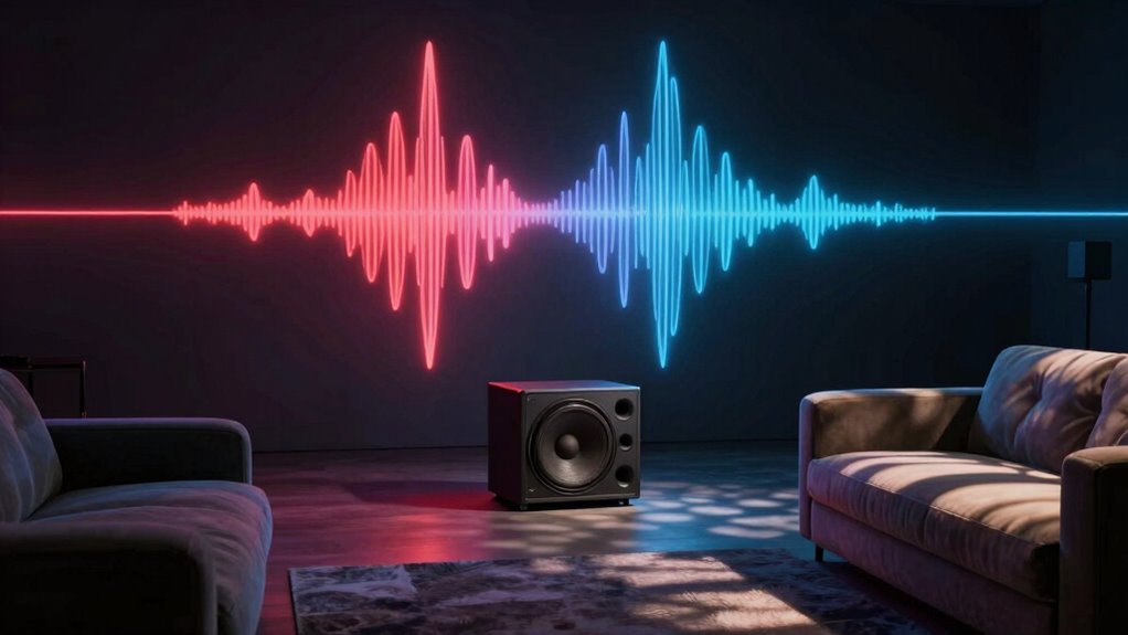 bass perception influences furniture arrangement