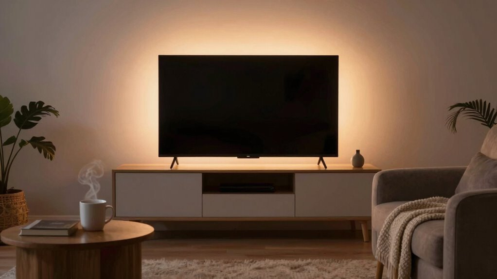 bias lighting enhances eye comfort