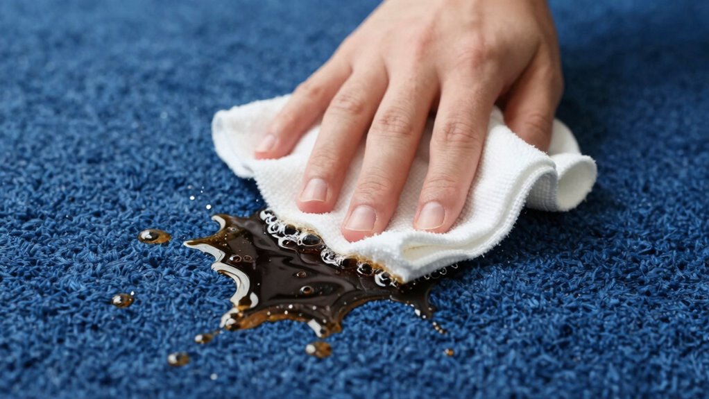 blot don t scrub stains