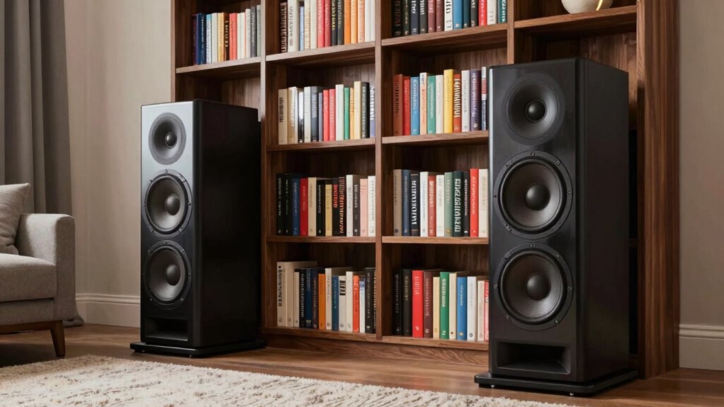 bookshelf vs tower speakers