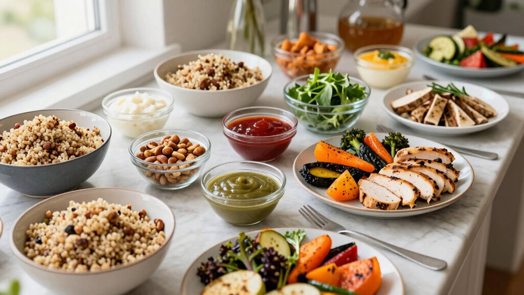 build customizable main dishes