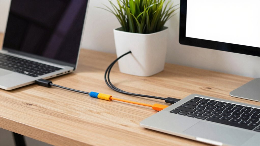 cable management for video calls