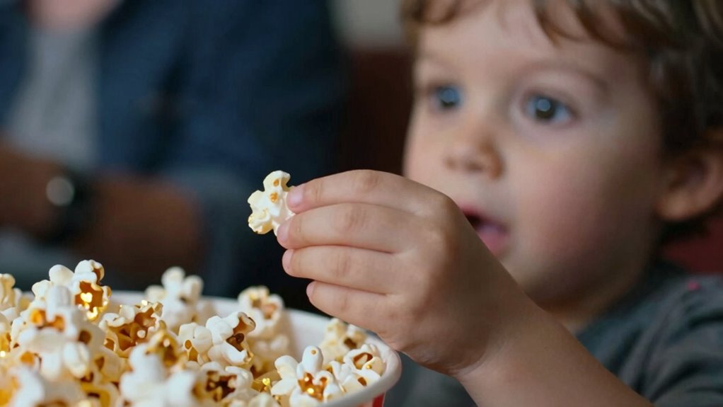 choking signs while snacking