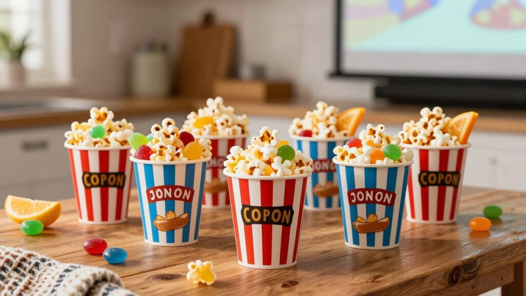 choose cups for snacks