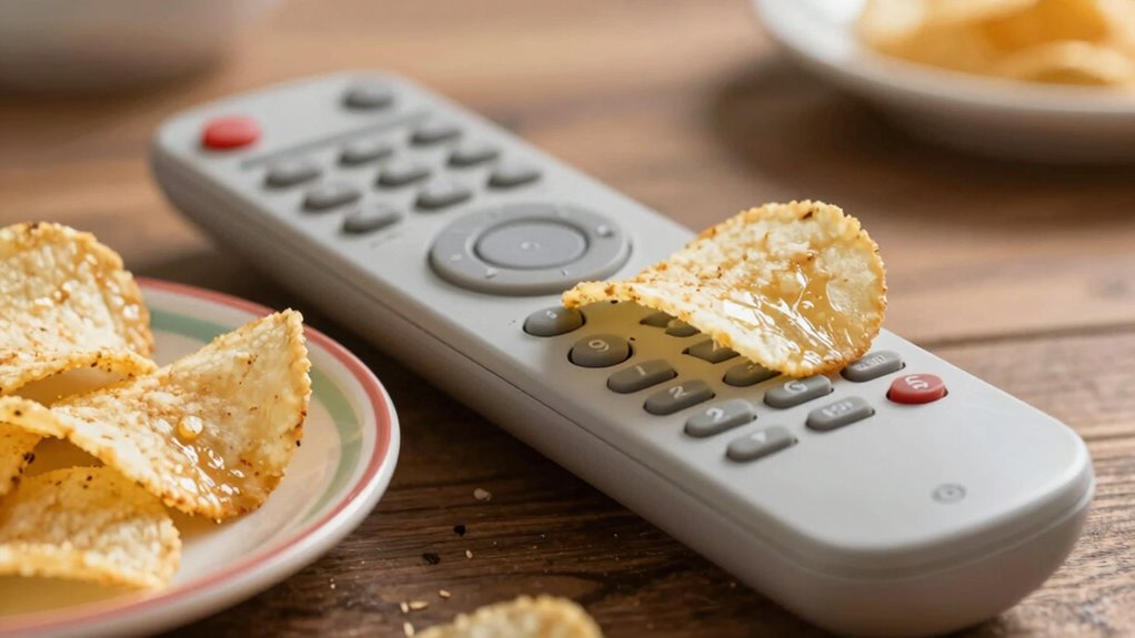 clean disinfect dry remote