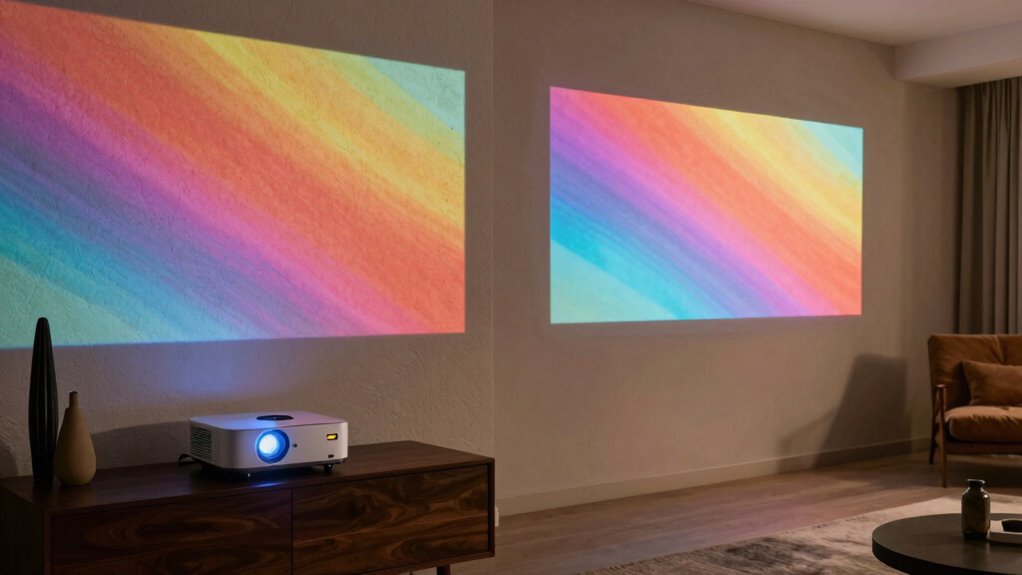 color accuracy versus brightness