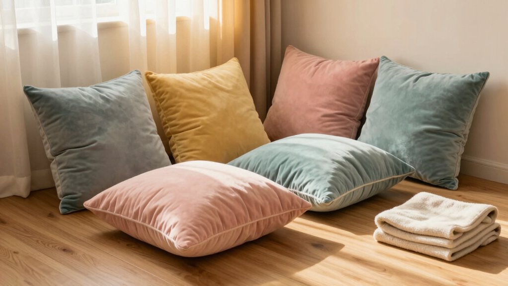 comfortable pillow seating posture