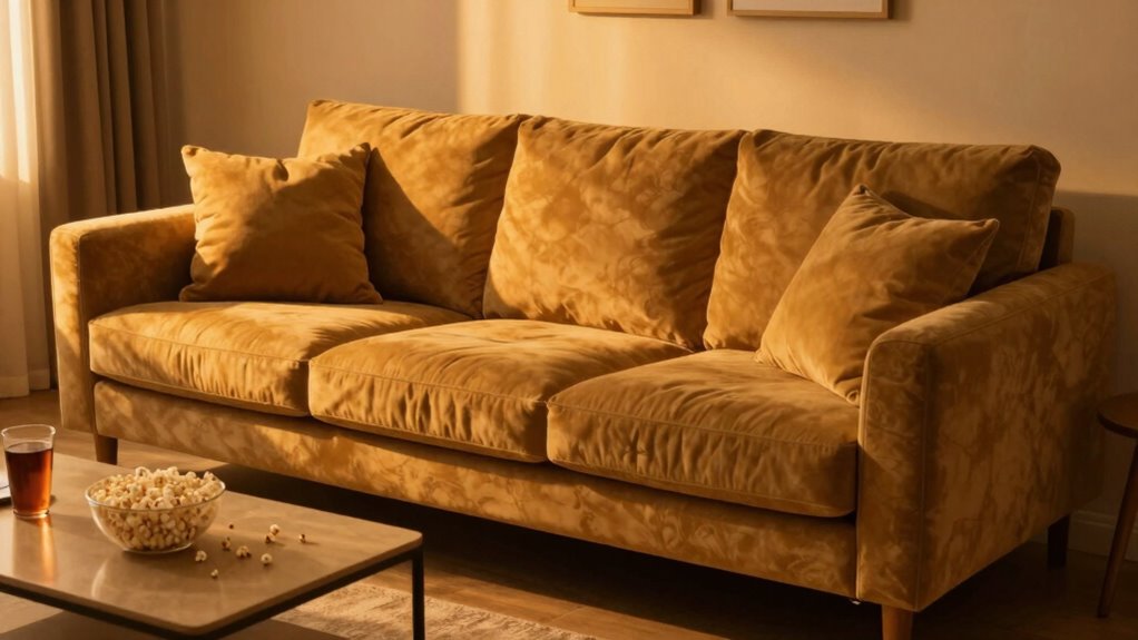 comfortable sectional and recliners