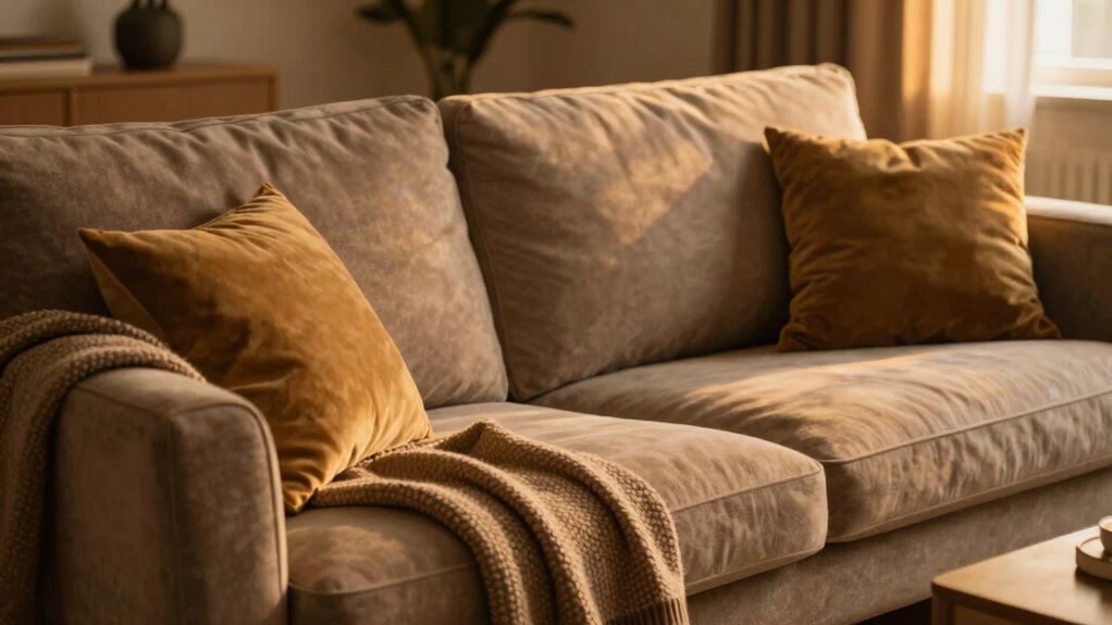 comfortable sofa back support