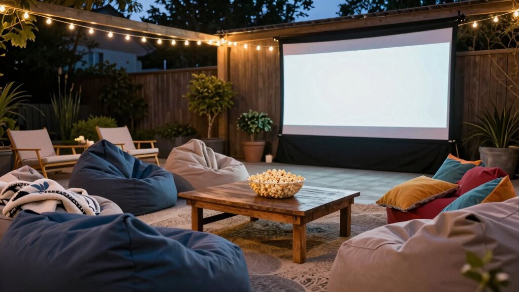 comfortable well arranged viewing setup