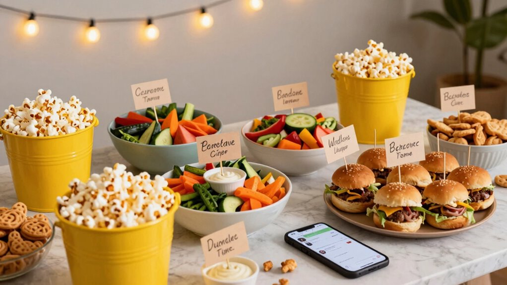 confirm snack contributions effectively