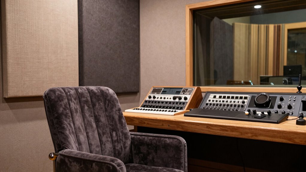 control room sound reflections