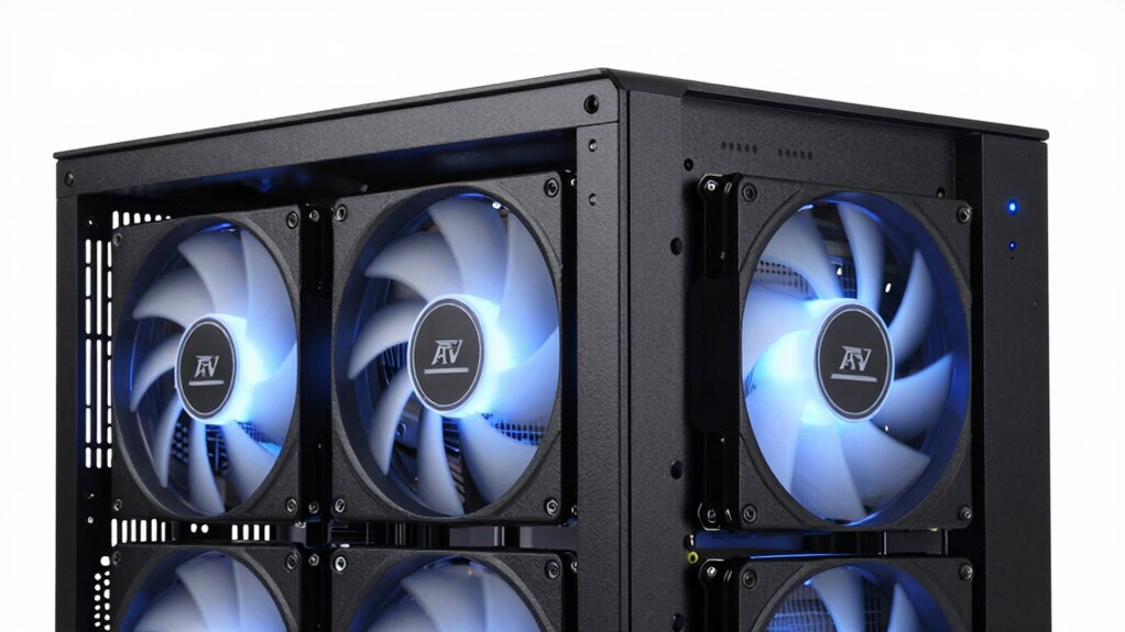 cooling fans for av cabinets