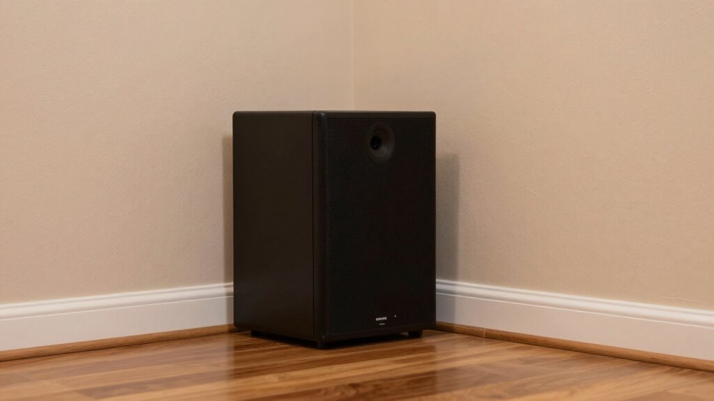 corner placement enhances bass