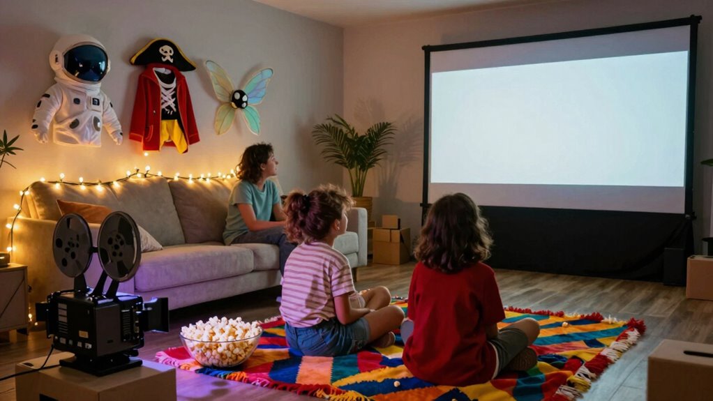 costume themed movie night fun