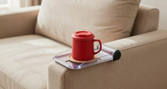 couch spill proof drink setup