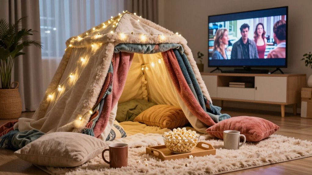 cozy blanket fort essentials