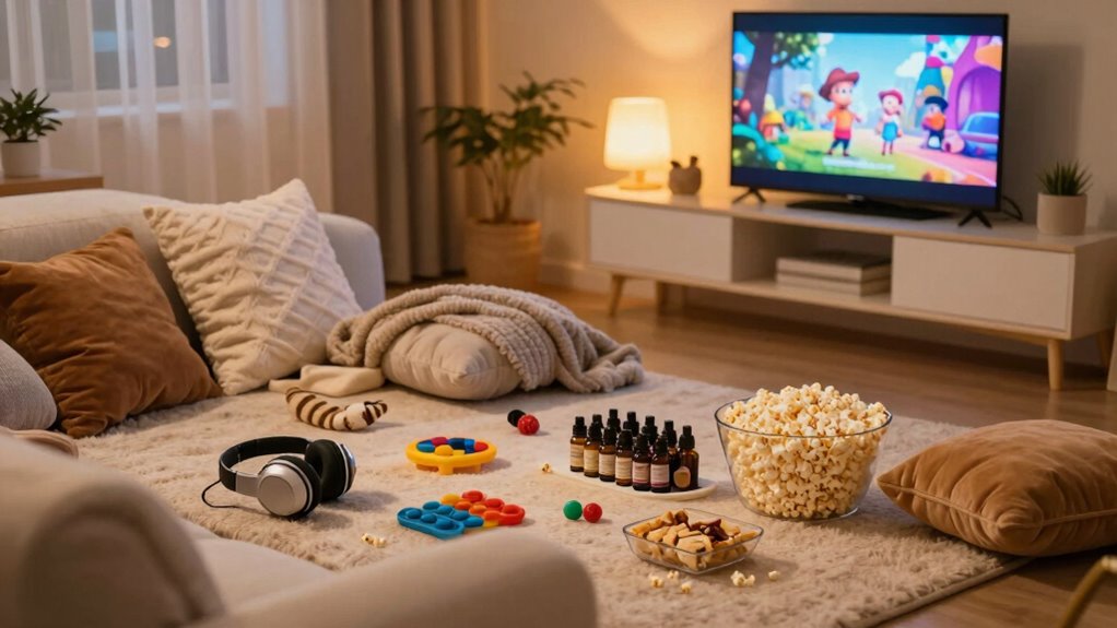 cozy inviting movie atmosphere