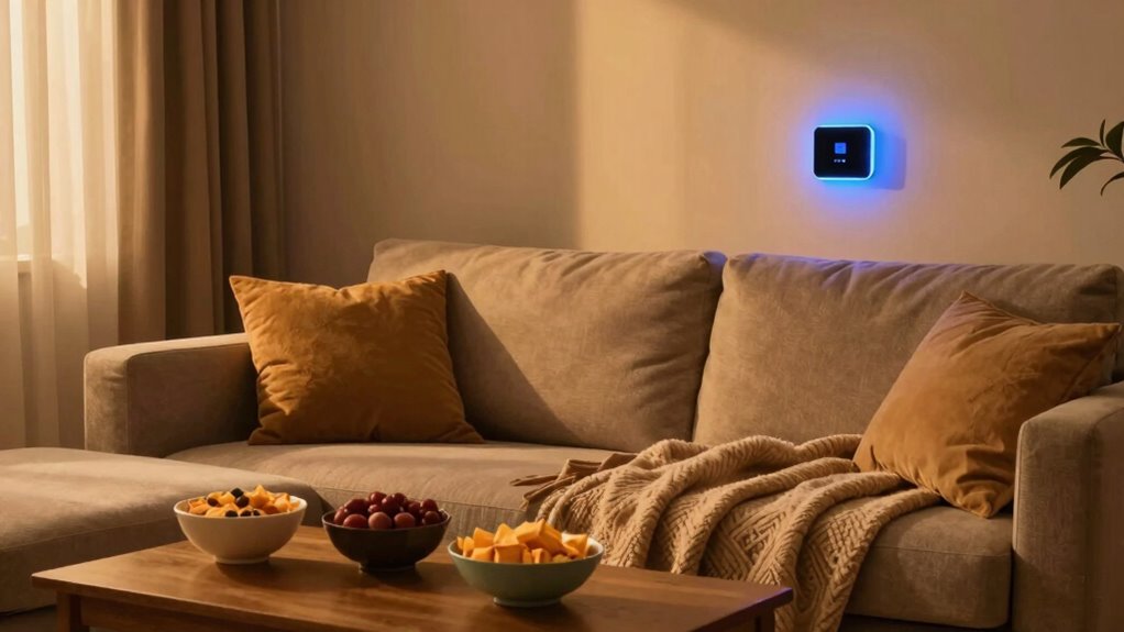 cozy snack lighting setup