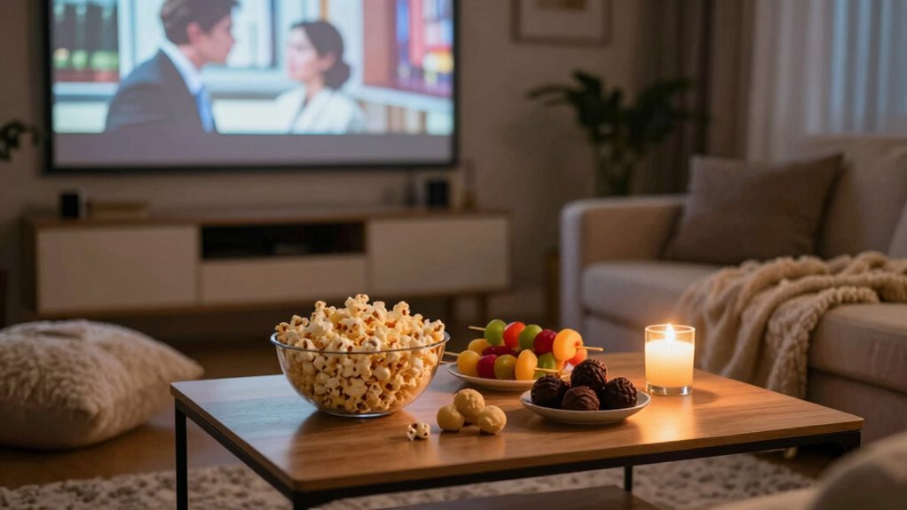 cozy snacks for movie night