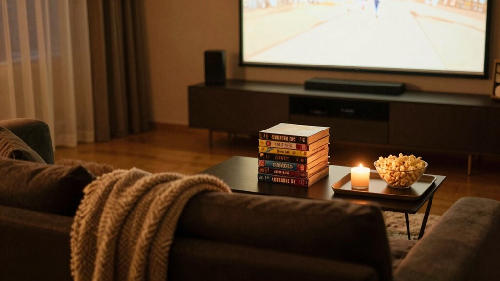 create a distraction free movie environment