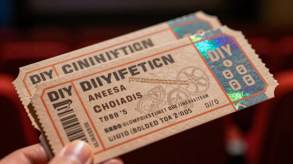 create authentic ticket design