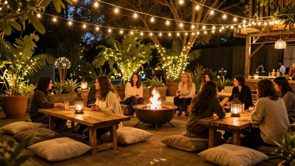 create inviting outdoor ambiance