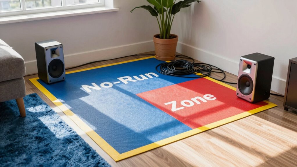 create safe cord zones