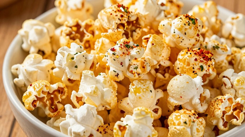 crispy flavored popcorn techniques