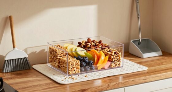 crumb free snack area design