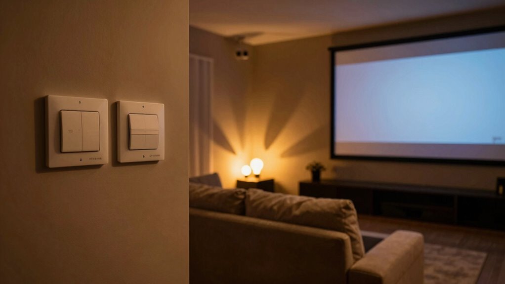 custom lighting for movie nights