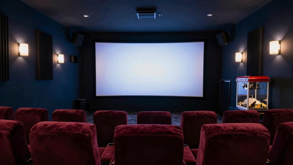 dark walls enhance immersion