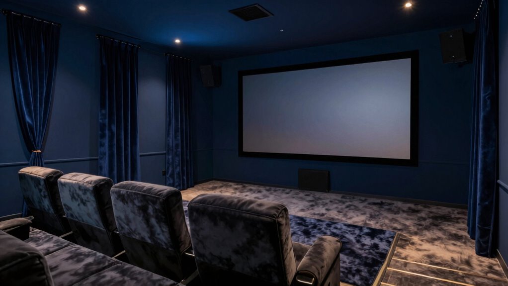 dark walls enhance immersion