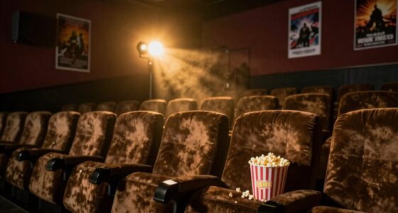 distinctive popcorn and odors