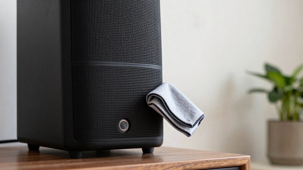 dust prevention for speakers