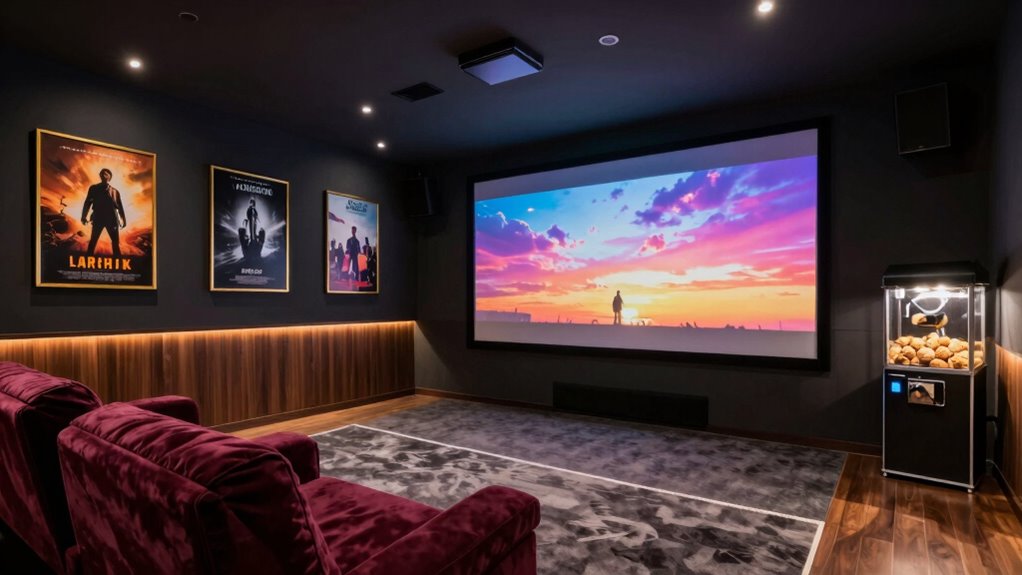 elevate dark theater decor