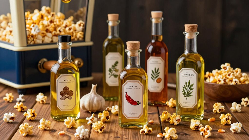 elevate popcorn with oils