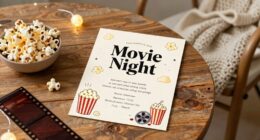 engaging movie night invitations