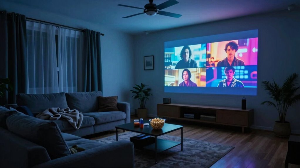 enhance movie night ambiance