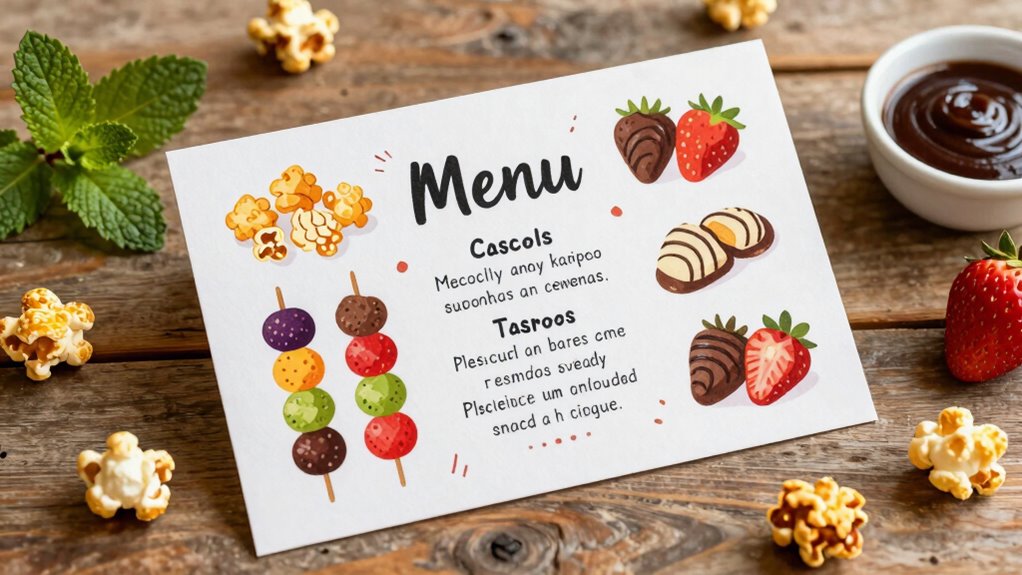 enticing sensory snack descriptions