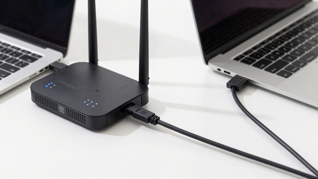 ethernet minimizes network interference